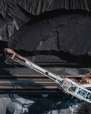 Black and White Modern Mining Industry Presentation Black and White Modern Mining Industry Presentation