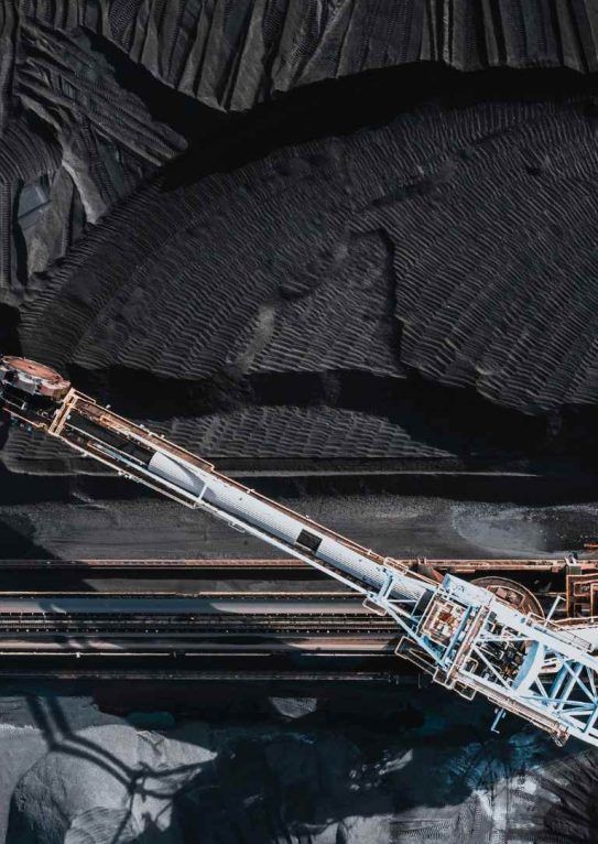 Black and White Modern Mining Industry Presentation
